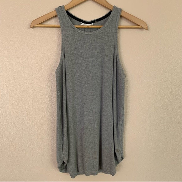 DKNY SPORT Tops - Dkny Sport Gray Ribbed Tank Top Size Small